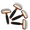 Brosse à cheveux de chat pour chiens de compagnie de toilettage brosse